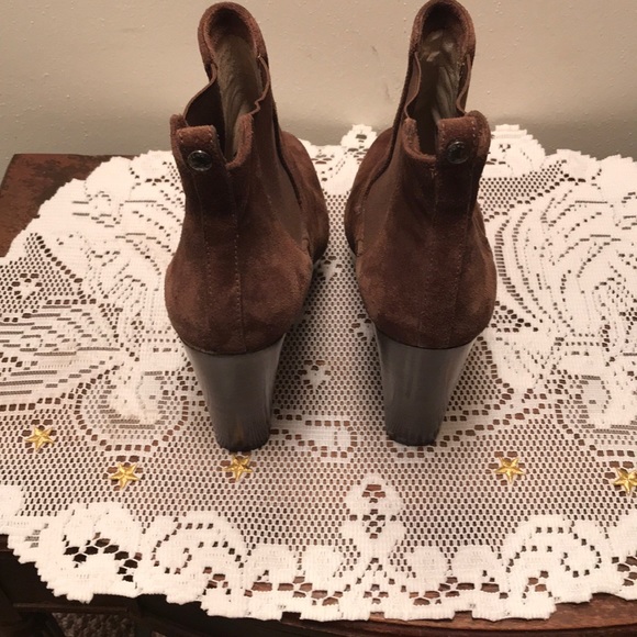 MICHAEL Kors Wedge Heels Ankle Boots Sz 9.5 - Picture 7 of 9